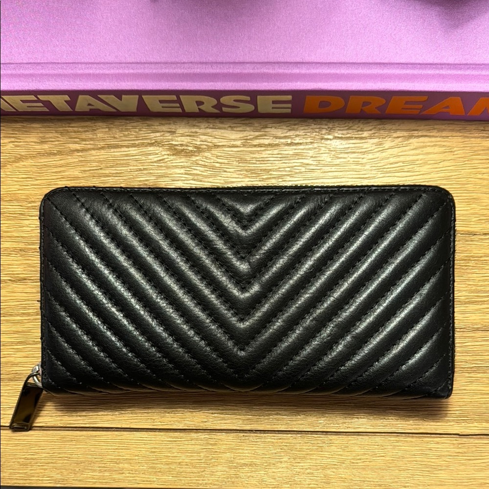 Rebecca Minkoff Black Quilted Wallet